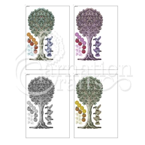 Carnation Crafts Happy & Heartfelt USB Hummingbird Tree Additional Vignette Downloads