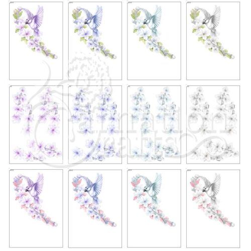 Carnation Crafts Charms Of Nature USB Feathered Fancy Additional Vignette Downloads