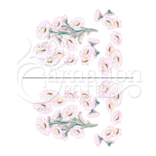 Carnation Crafts Daisy Spray Vignette Downloads - Vignette 2