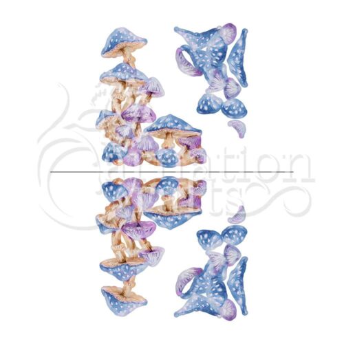 Carnation Crafts Toadstool Flurry Vignette Downloads - Vignette 3