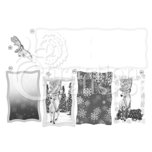 Carnation Crafts Season's Greetings Quick Card Vignette Downloads - Vignette 4